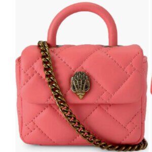 KURT GEIGER LONDON Micro Kensington Leather Crossbody Bag